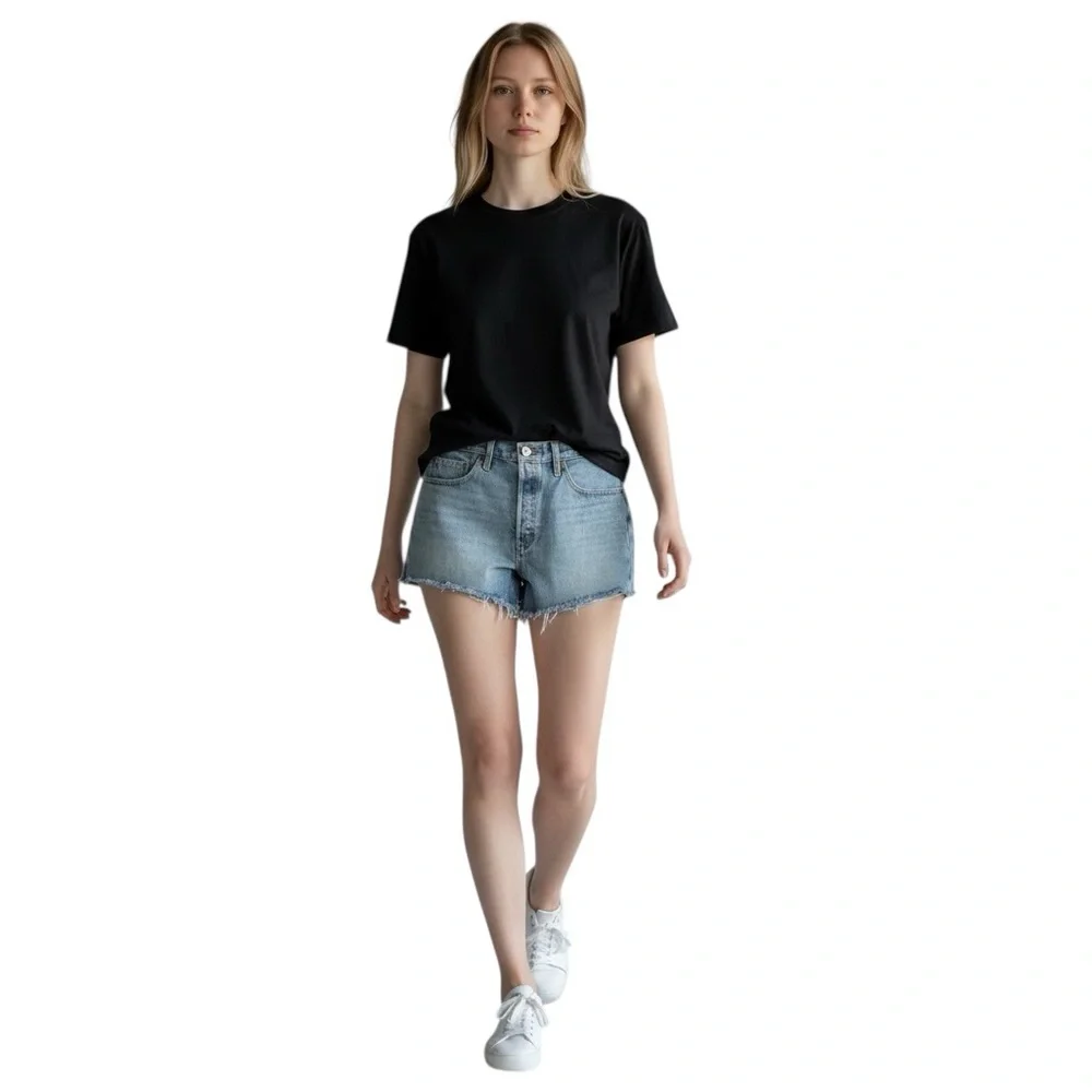 LEVI’s 501 Button Fly Classic Cutoff Denim Shorts Size 31 — SUMMER STAPLE!!!